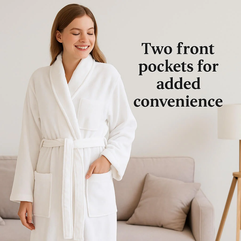 Blissal 100% Cotton Bathrobe - Image 8