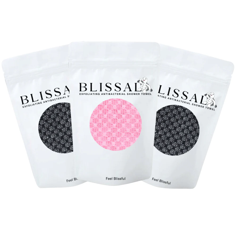 Blissal Exfoliating Antibacterial Shower Towel - Image 8