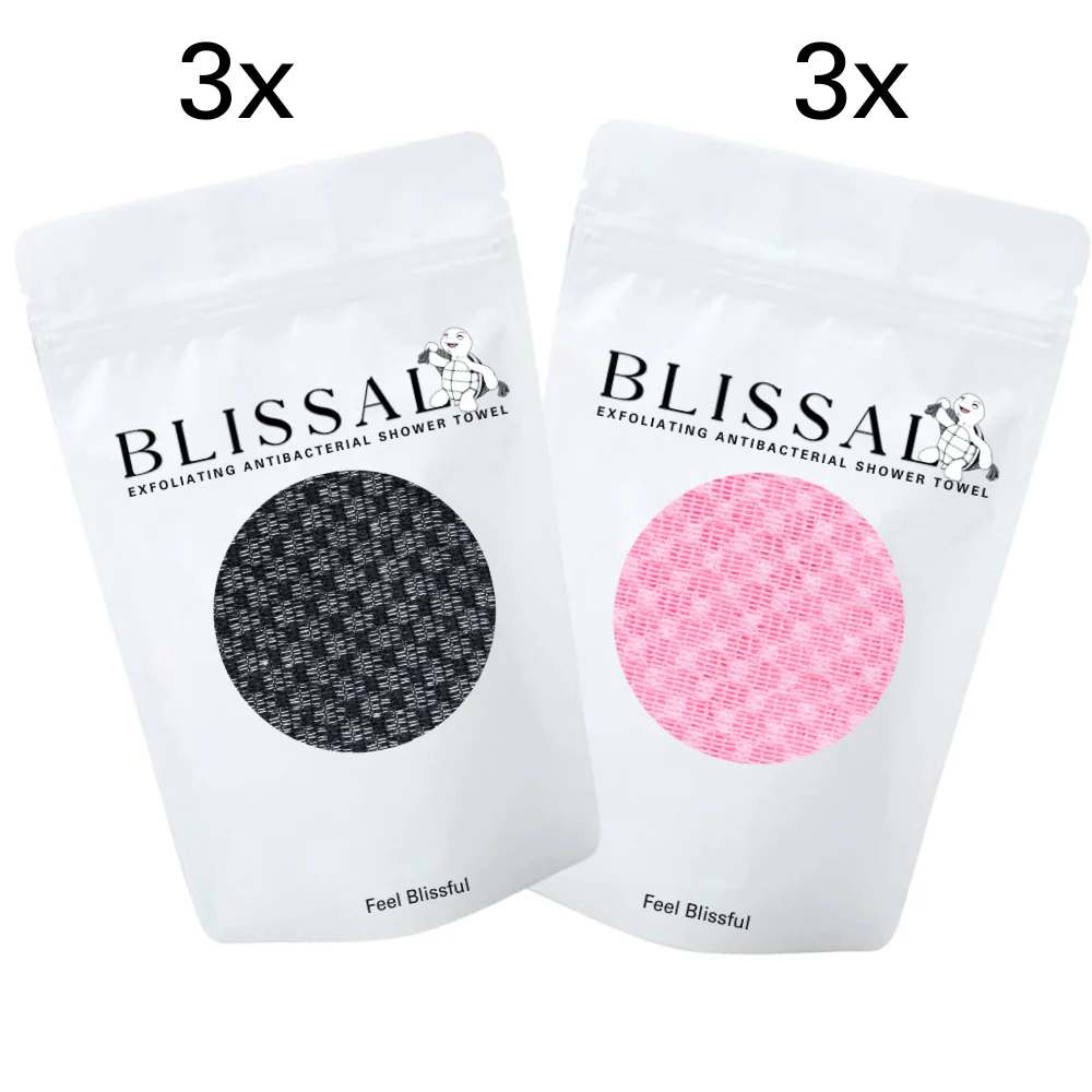 Blissal Exfoliating Antibacterial Shower Towel - Image 9